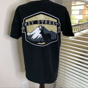 Key Street Graphic Mountain Shirt Sleeve Tee